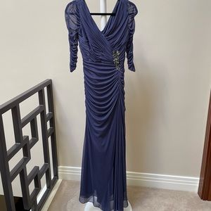 Deep Purple Evening Dress